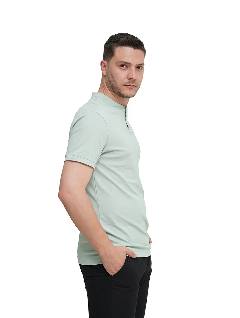 Polo en piqué de coton